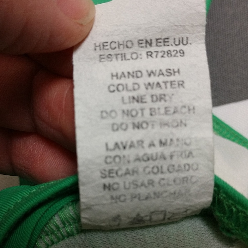 Kenneth Cole REACTION green swim tank - Picture 6 of 6